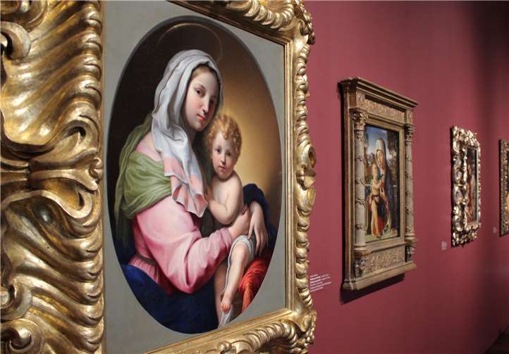 Madonna von Onorio Marinari, 17. Jahrhundert, aus der Sammlung Haukohl.