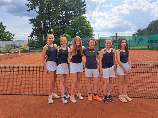 Mädchen U 15, v.l.: Franzi Happ, Carla Kirstätter, Lisa Grämer, Lina Hoegg, Melina Winzen, Emilia Kirsch.