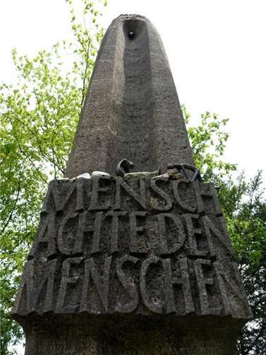 Mahnmal der Gedenkstätte. Privat