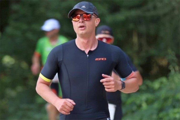 Maik Kramer (LT Puderbach) belegte Platz vier beim Emsland Sprint Triathlon.