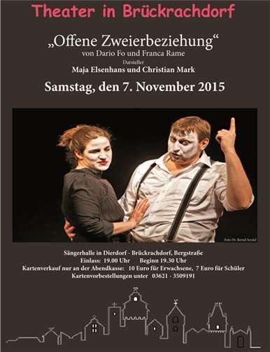 Maja Elsenhans und Christian Mark unterhalten die Zuschauer bestens.privat
