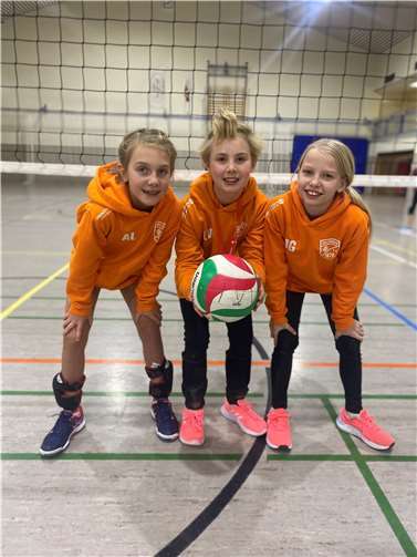 Maja Garske, Luisa Wochnik und Amelie Löser ließen sich nicht aus dem Konzept bringen.  Foto: TV Vallendar