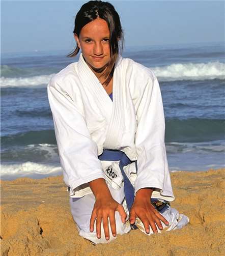 Maja Stein ist mit ihren erst 13 Jahren schon Rheinlandmeisterin geworden. Privat