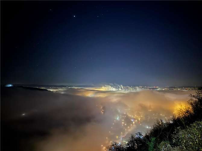 Malerischer Ausblick auf Andernach. Foto: privat