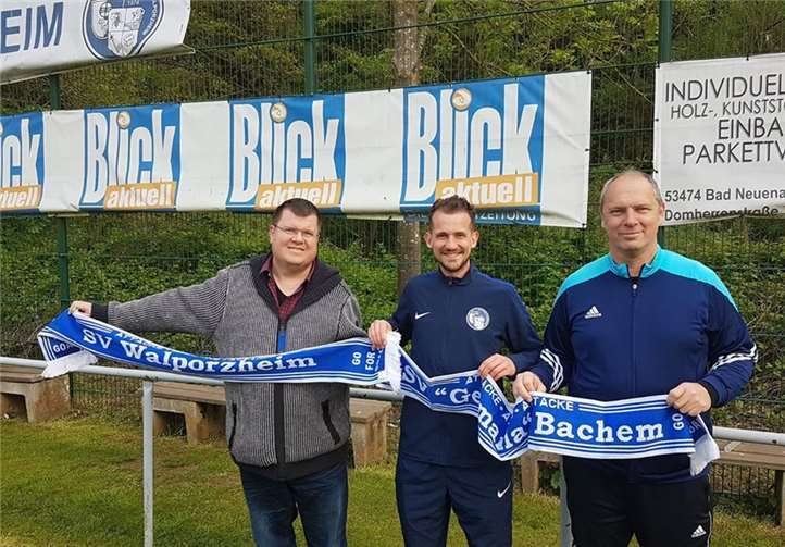 Malte Humke (Mitte) steht parat für die Saison 2020/2021.Foto: SG Bachem/Walporzheim