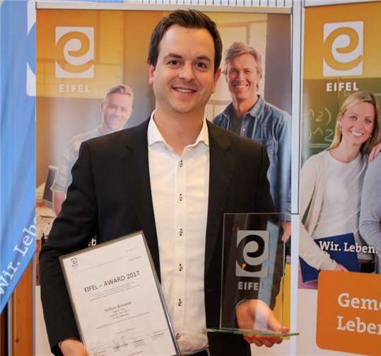 Malte Tack, Geschäftsführer der „Vulkan Brauerei“ Mendig, freute sich über die besondere Auszeichnung.