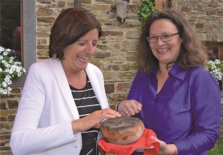 Malu Dreyer und Andrea Nahles.Privat