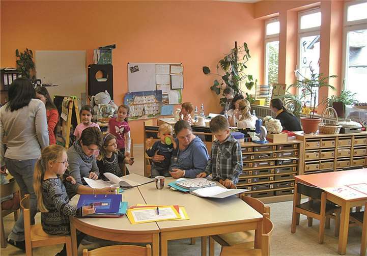 Mamas und Kinder verbrachten einen schönen Muttertagsnachmittag miteinander. privat