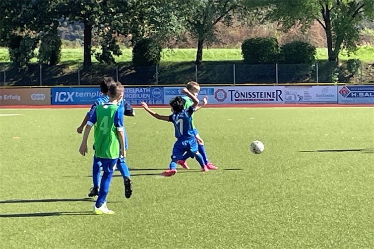 Man gab keinen Ball verloren, auch nicht im Mittelfeld