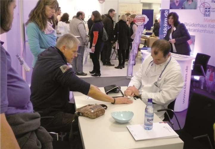 Manchmal genügt ein bereits ein Finger zur Diagnose. privat