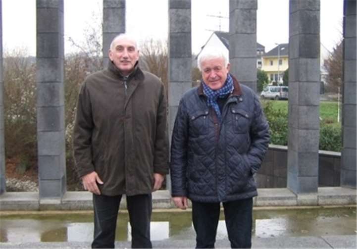 Manfred Bretz und Karl Mannheim. privat