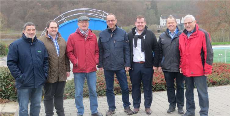 Manfred Frickel, Jörg Johann, Christian Comes, Johannes Liesenfeld, Peter Kreuz, Ingo Dominik und Werner Merkenich. (v.r.). Privat