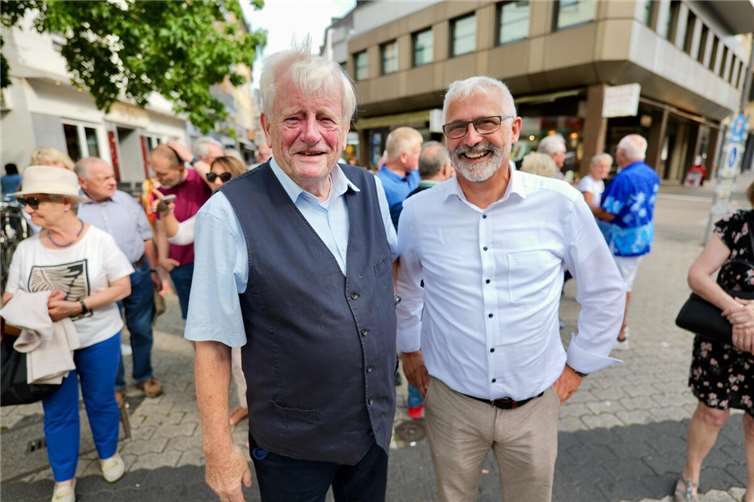 Manfred Gniffke und Ernst Knopp. Foto: Sebastian Waluga