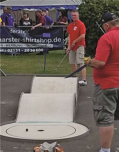 Manfred Stock an der Doppelwelle. privat