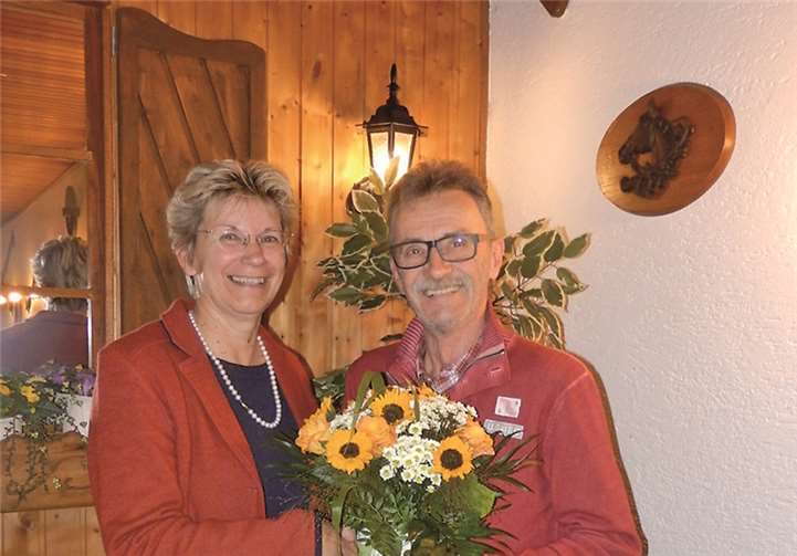 Manfred Tippmann und Martina Unger wurden geehrt.privat