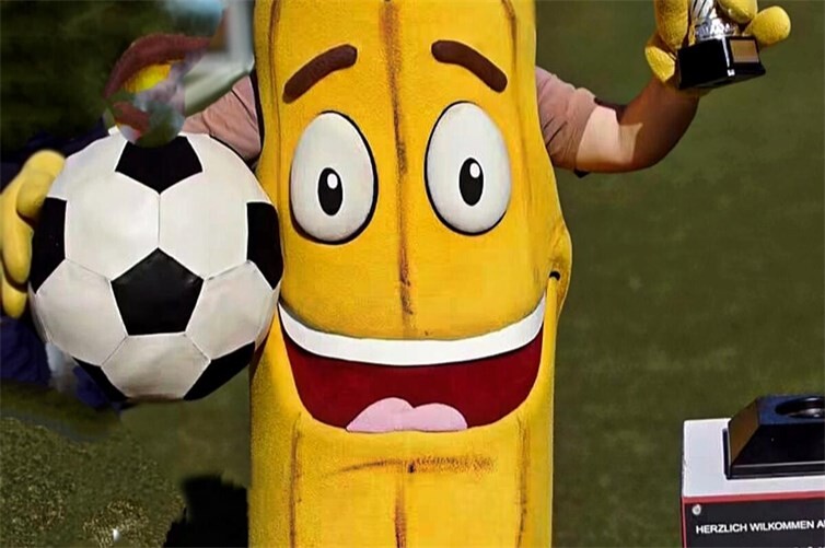 Manni das Maskottchen der Bananenflanke