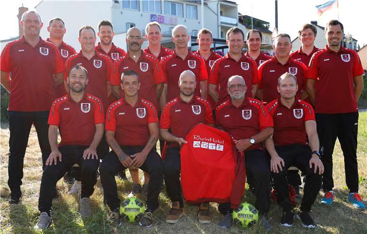 Mannschaftsfoto der Ü-Mannschaft SV Kripp.Foto: privat