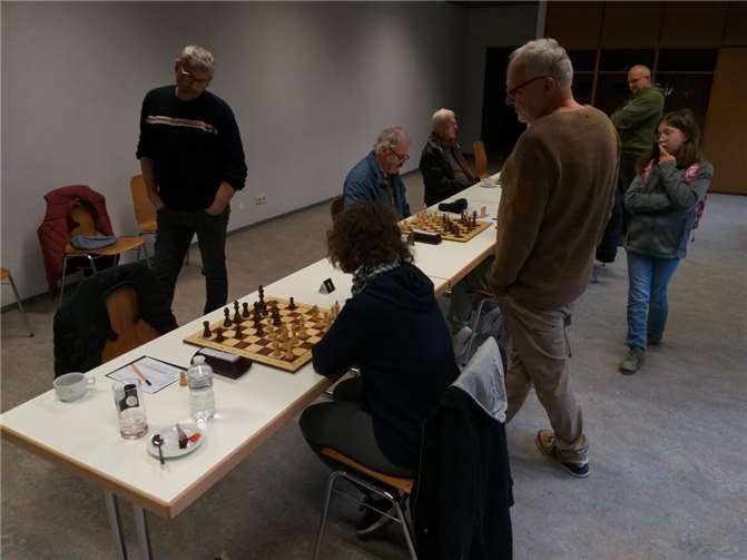 Mannschaftskampf im Saal der Robert Wolff Halle. Foto: privat