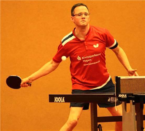 Mannschaftskapitän Martin Geilen leistete seinen Beitrag zum Sieg. privat