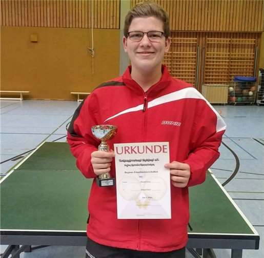 Manuel Sicken steht ganz vorne im Einzelspieler-Ranking. privat