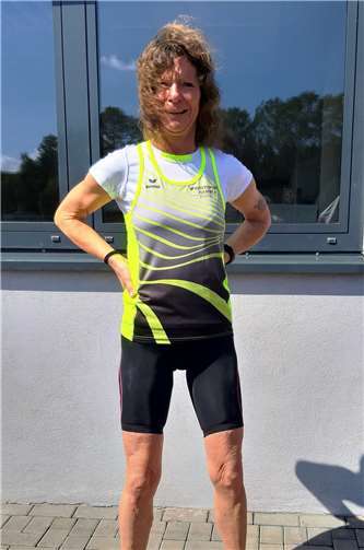 Manuela Flemmer (dritte von links) nahm an der ersten virtuellen Laufveranstaltung des Leichtathletikverbandes Rheinland teil und absolvierte insgesamt 236 km.