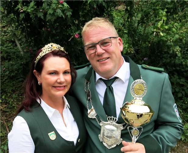 Manuela und Jürgen Lauxen sind das amtierende Königspaar. Foto: privat