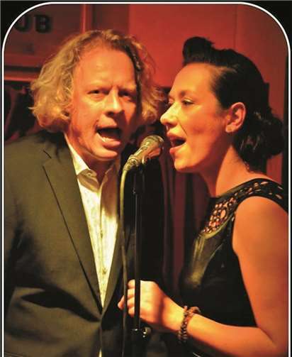 Marc Blömeke mit "Schwester" Kat Ballou. privat