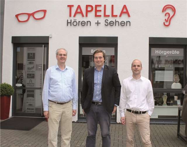 Marc Deimann, Mario Tapella und David Barth. WP