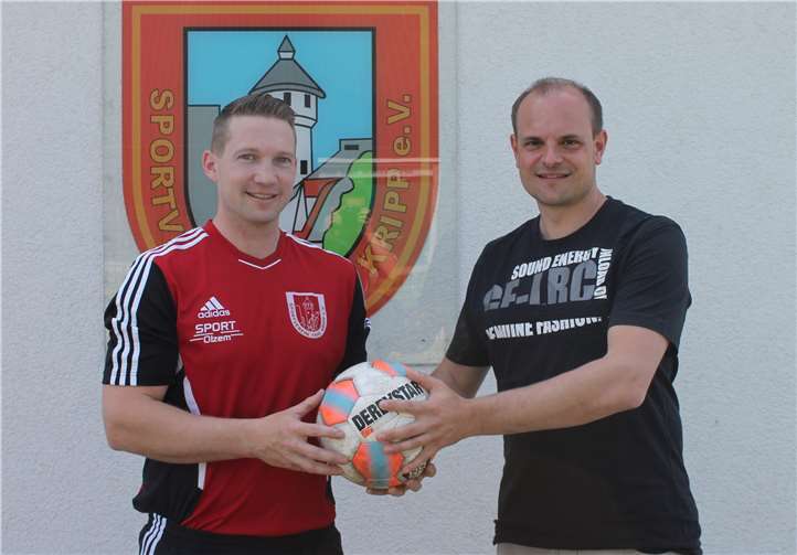 Marc Göttlicher (r.) löst ab der neuen Saison das Trainerduo Fröderbus/Ueberbach ab. SV Kripp