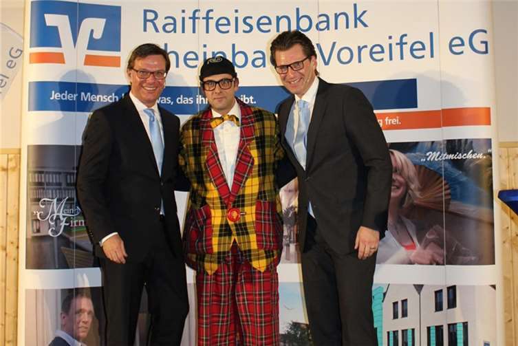 Marc Metzger alias „Dä Blötschkopp“ unterhielt die Besucher im Anschluss an die Informationsveranstaltung.