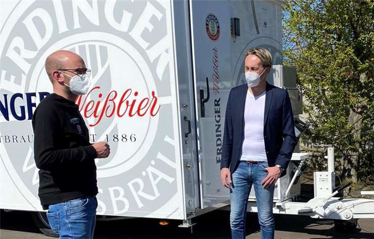 Marc Ruland (re.) im Gespräch mit Thomas Petzenhauser.Fotos: privat