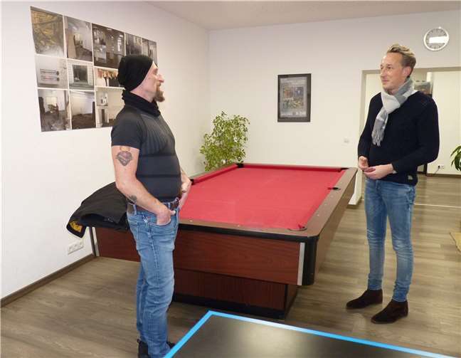 Marc Ruland (re.) und Serge Hertrich im Dialog.Foto: privat