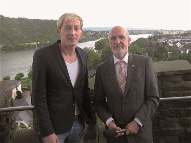 Marc Ruland und Alfred Adams führten ein interessantes politisches Gespräch. Alfred Adams