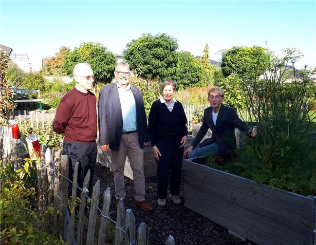 Marc Ruland und Hans Peter Ammel wurden von Günter Reutelsterz zur Besichtigung eingeladen.Foto: privat