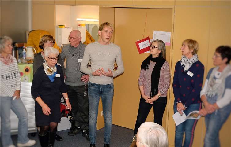 Marc Ruland zeigte sich beeindruckt vom Engagement der Ehrenamtler.privat