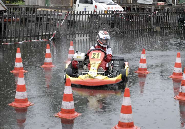 Marc auf der Strecke.
