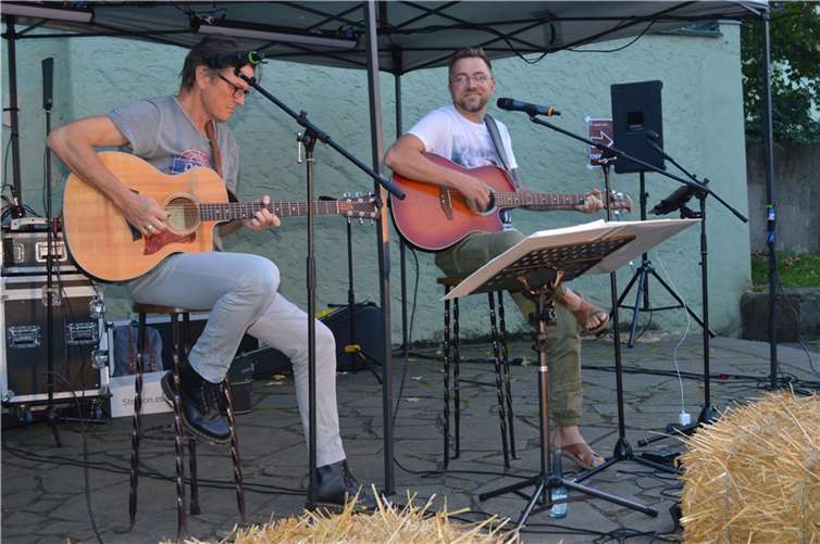 Marc und Monty sorgten für die musikalische Unterhaltung.