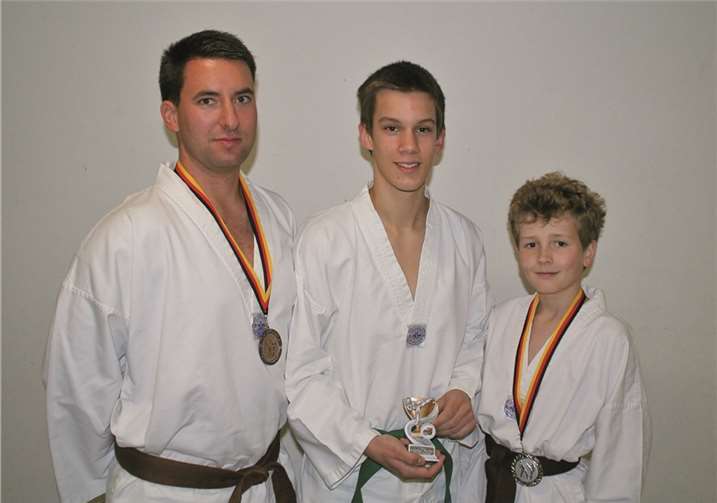 Marcel Ecker gewann den Finalkampf; Leander Grauer holte Silber und Benjamin Lacic Bronze.privat