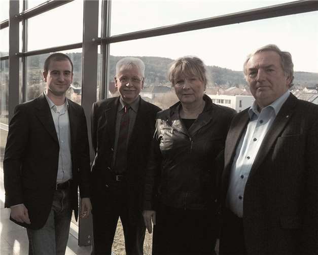 Marcel Hürter, MdL, Lorenz Denn, Christine Wießmann, Prof. Dr. Dietrich Holz.  Privat