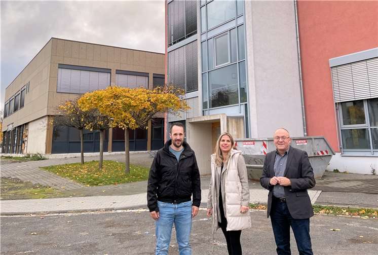 Marcel Werner, Natalie Baum und Michael Schneider: „Verbesserte Lüftungs- und Klimatisierungsstandards für die Kreisschulen“.  Foto: Michael Schneider