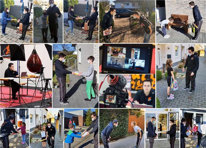 Marco Mosdzien und Sportler von Outcast Fighting e.V. Foto: privat