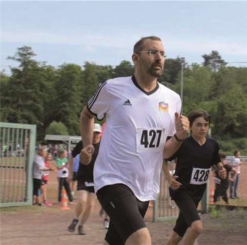 Marco Risch genoss den Fünf-Kilometer-Lauf.