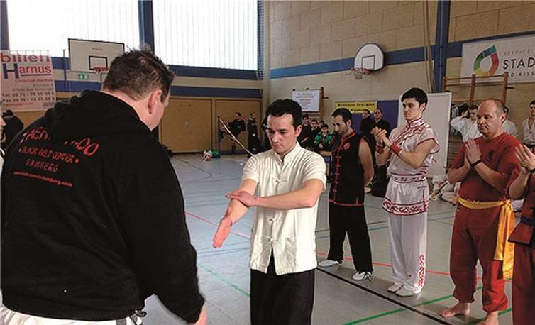 Marco beim Training. privat