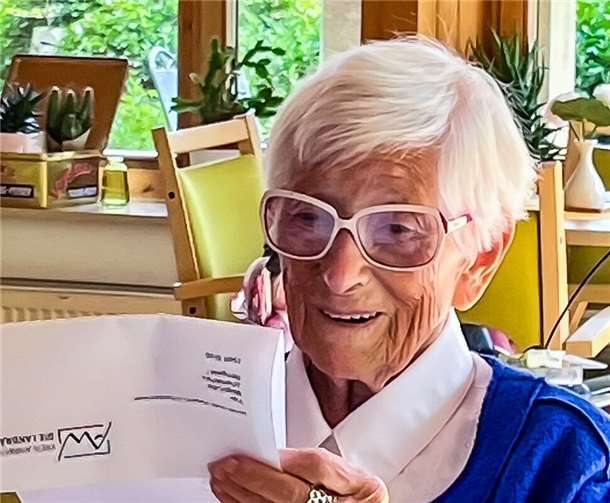 Margot Löffler wurde am 9. August 103 Jahre alt.