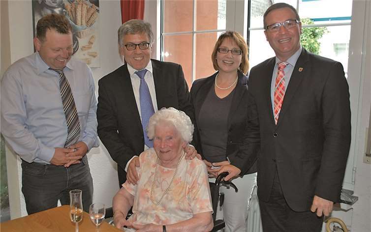 Maria Perelom freute sich sehr über die zahlreichen Glückwünsche.BL