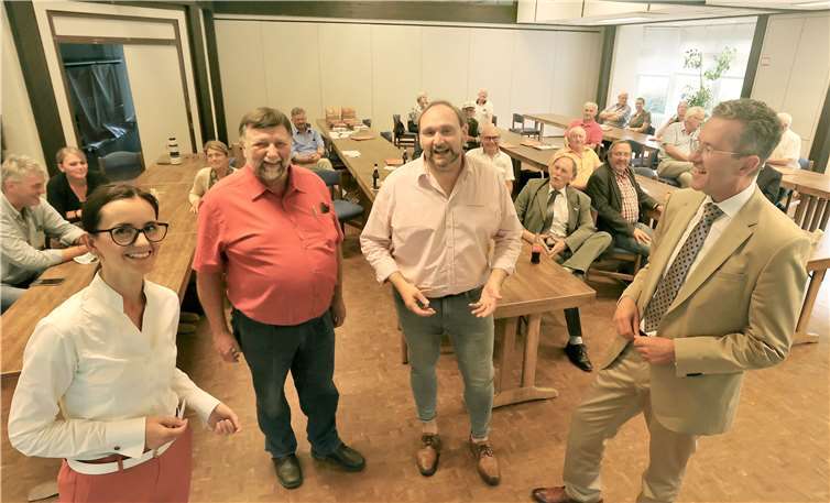 Marianne Altgeld, Udo Franz, Holger Klein und Joachim Streit. Foto: privat