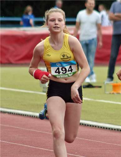 Marie Böckmann ging trotz Verletzung an den Start..