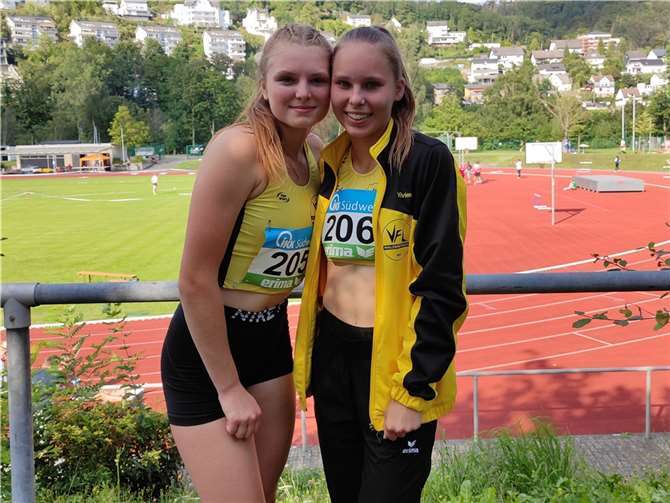 Marie Böckmann (l.) und Vivien Ließfeld sind RLP-Meister. Foto: privat