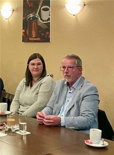 Marie-Christin Ockenfeld und Sven Lefkowitz.  Foto: Doris Brosowski
