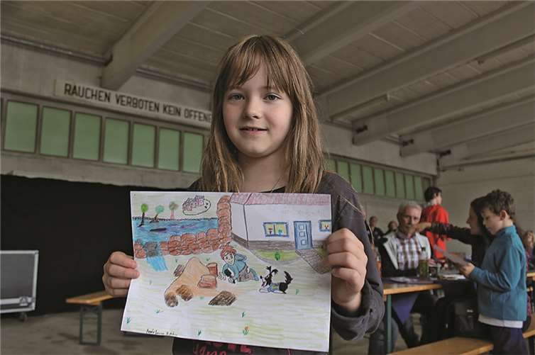 Marie-Laura Gramling gewann mit ihrem Bild den 3. Platz.